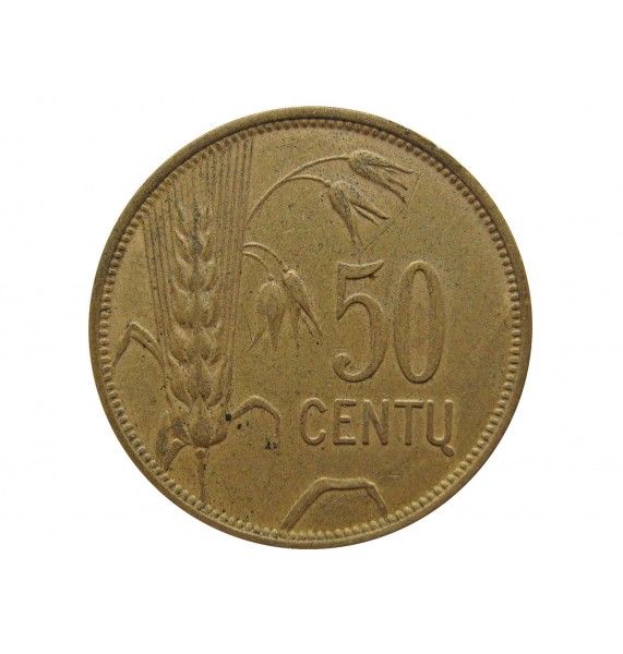 Литва 50 центов 1925 г.