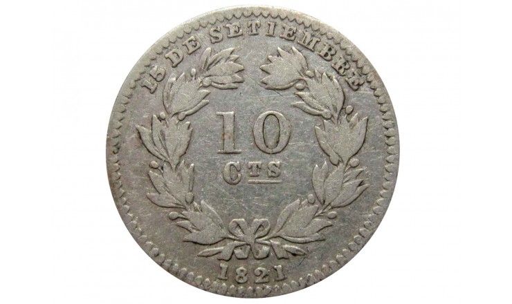 Никарагуа 10 сентаво 1880 г.
