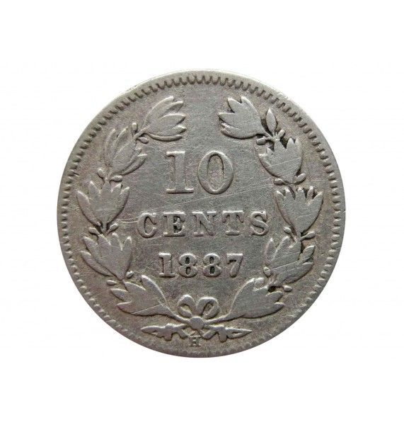 Никарагуа 10 сентаво 1887 г.
