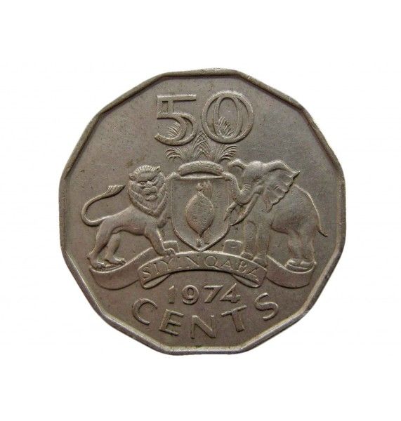 Свазиленд 50 центов 1974 г.