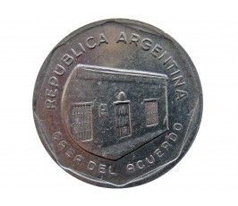 Аргентина 10 аустралей 1989 г.