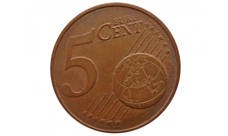 Греция 5 евро центов 2002 г.