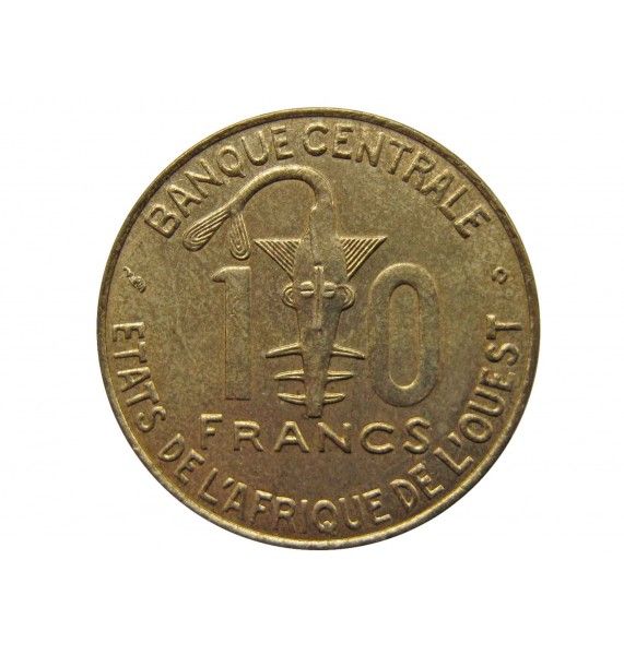 Западно-Африканские штаты 10 франков 2002 г.