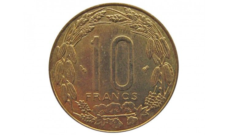 Центрально-Африканские штаты 10 франков 1996 г.