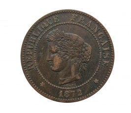 Франция 5 сантимов 1872 г. A