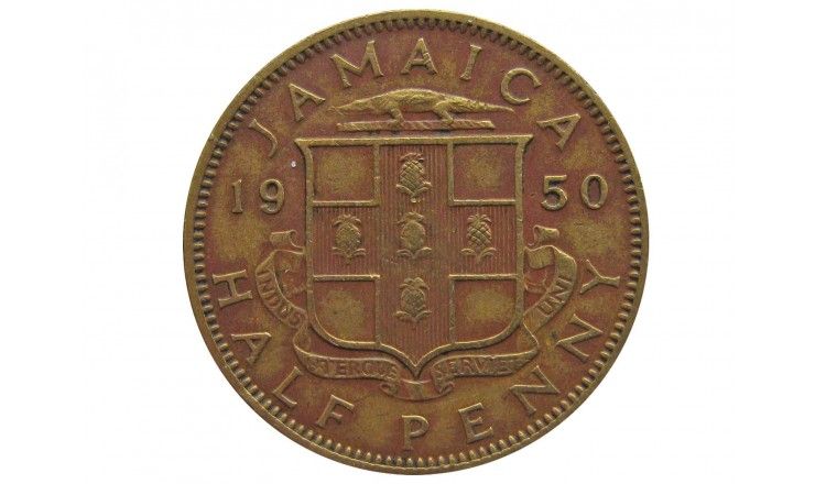 Ямайка 1/2 пенни 1950 г.