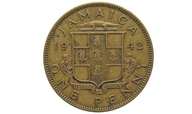 Ямайка 1 пенни 1942 г.