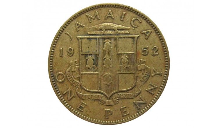 Ямайка 1 пенни 1952 г.
