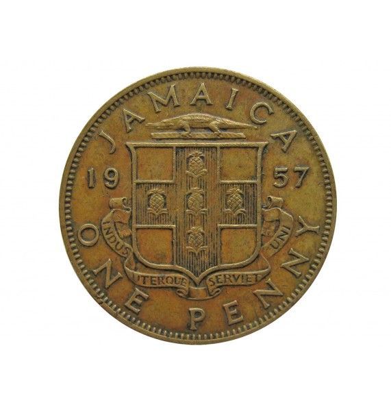 Ямайка 1 пенни 1957 г.