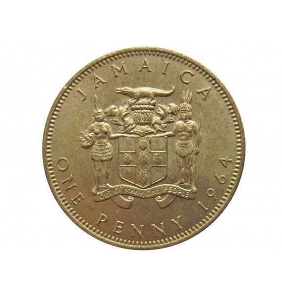 Ямайка 1 пенни 1964 г.