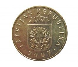 Латвия 5 сантимов 2007 г.