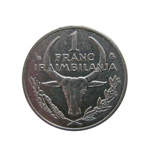 Мадагаскар 1 франк 2002 г.