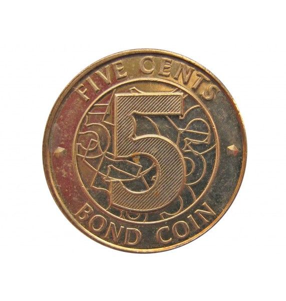 Зимбабве 5 центов 2014 г.