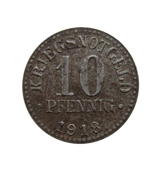 Брауншвейг 10 пфеннигов 1918 г.