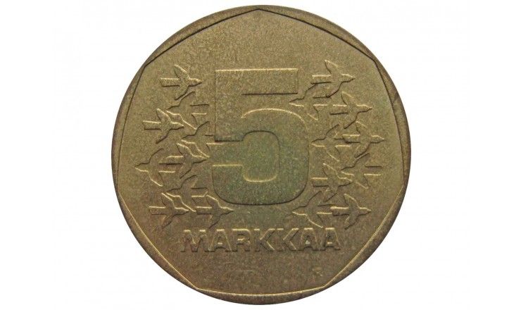 Финляндия 5 марок 1972 г.
