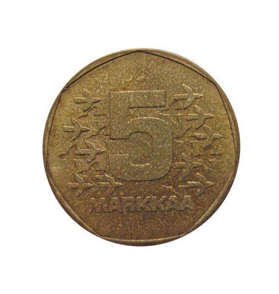 Финляндия 5 марок 1975 г.