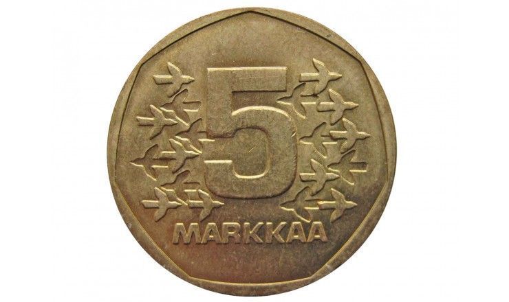 Финляндия 5 марок 1977 г.