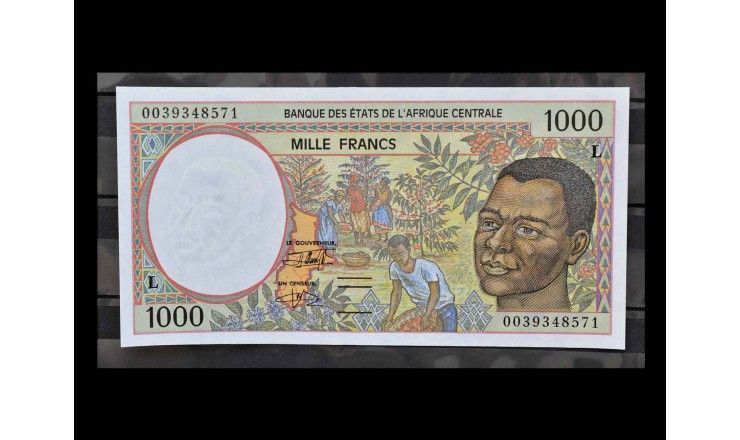 Габон 1000 франков 2000 г.