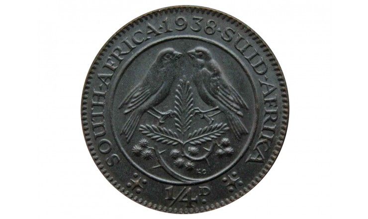 Южная Африка 1/4 пенни (фартинг) 1938 г.