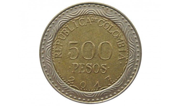Колумбия 500 песо 2017 г.