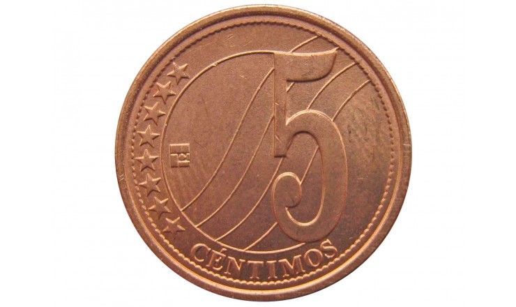 Венесуэла 5 сентимо 2007 г.
