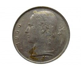 Бельгия 1 франк 1966 г. (Belgie)