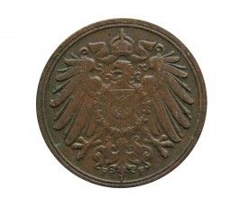 Германия 1 пфенниг 1906 г. F