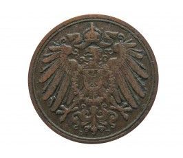 Германия 1 пфенниг 1907 г. D