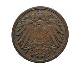 Германия 1 пфенниг 1907 г. D