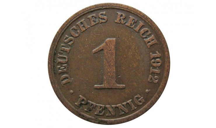 Германия 1 пфенниг 1912 г. A 