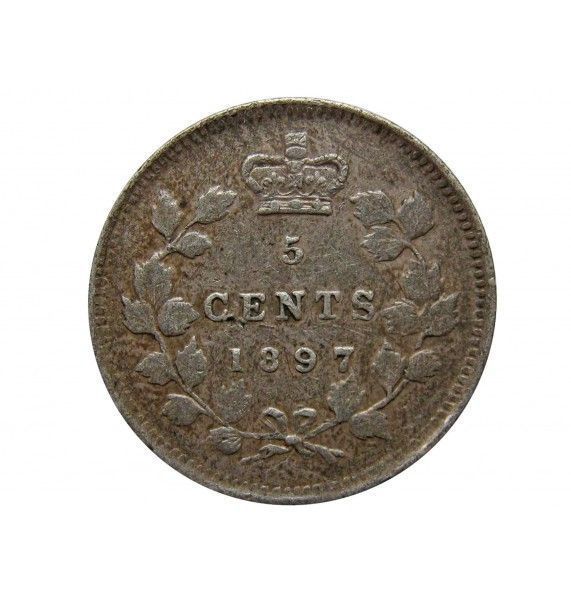 Канада 5 центов 1897 г.