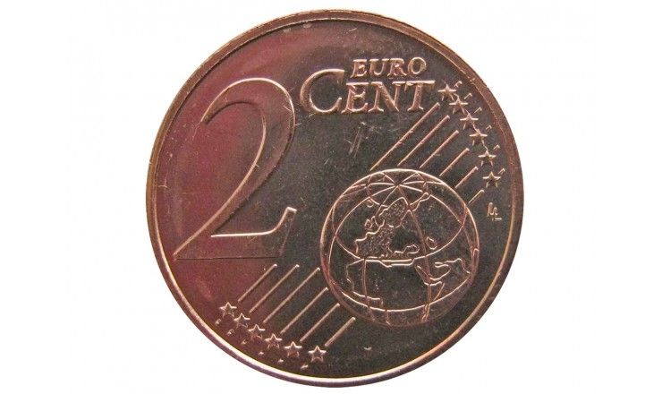 Греция 2 евро цента 2016 г.