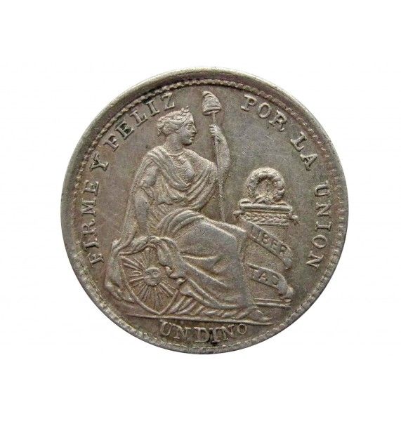 Перу 1 динеро 1904 г.