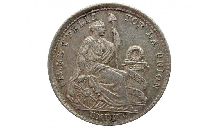 Перу 1 динеро 1904 г.