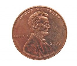 США 1 цент 2009 г. (Детство в Кентукки)
