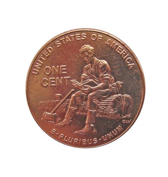 США 1 цент 2009 г. (Юность в Индиане) D