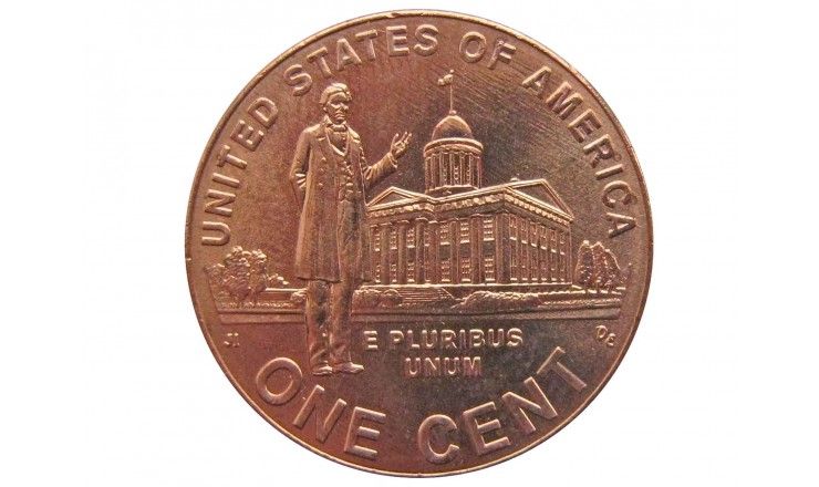 США 1 цент 2009 г. (Карьера в Иллинойсе)