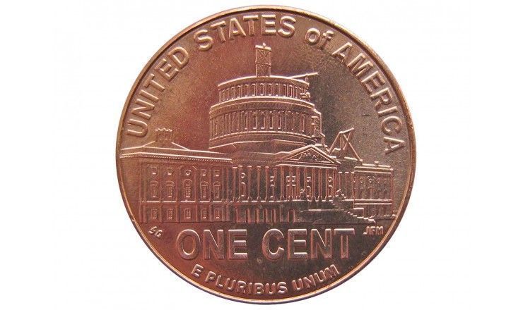 США 1 цент 2009 г. (Президентство в Вашингтоне) D