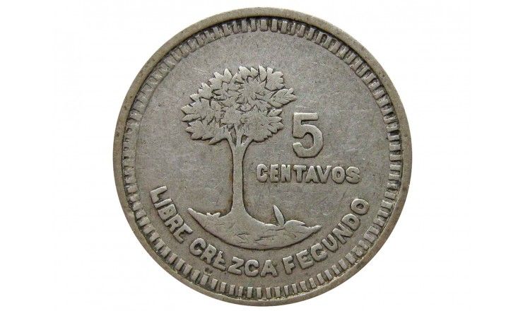 Гватемала 5 сентаво 1949 г.