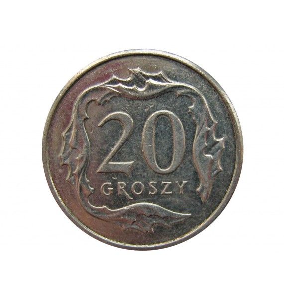 Польша 20 грошей 2013 г.