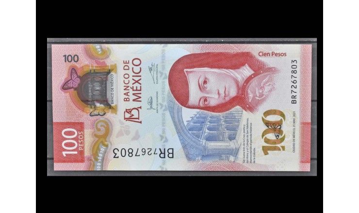 Мексика 100 песо 2021 г.
