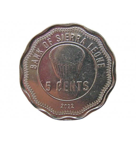 Сьерра-Леоне 5 центов 2022 г.