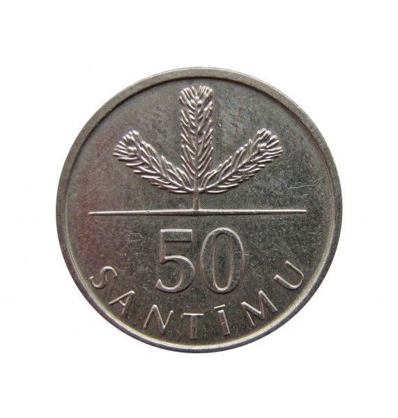 Латвия 50 сантимов 2009 г.