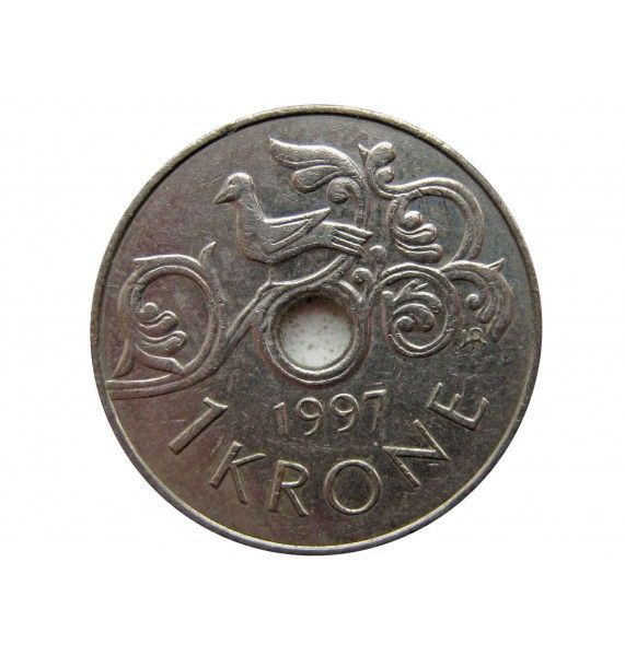 Норвегия 1 крона 1997 г.