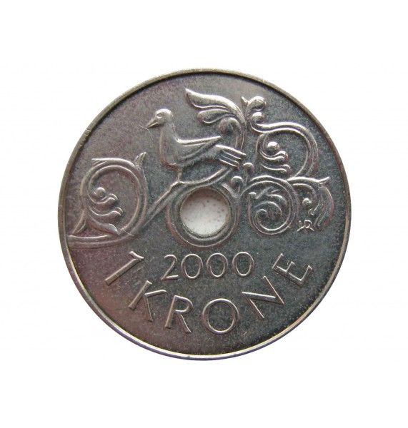 Норвегия 1 крона 2000 г.