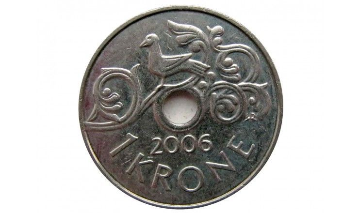 Норвегия 1 крона 2006 г.