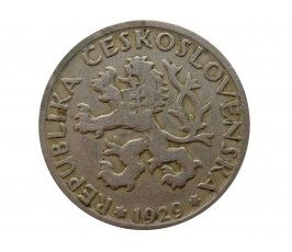 Чехословакия 1 крона 1929 г.