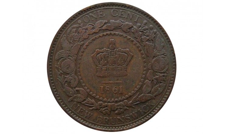 Канада (New Brunswick) 1 цент 1861 г.