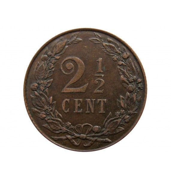 Нидерланды 2 1/2 цента 1906 г.