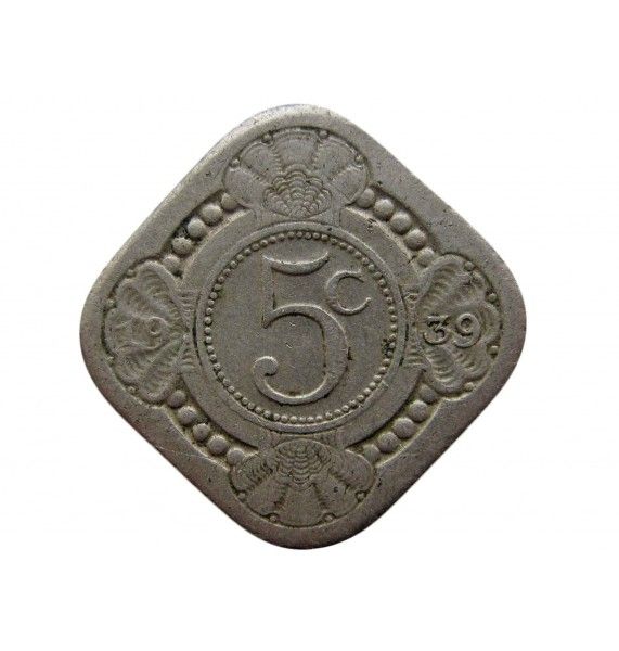 Нидерланды 5 центов 1939 г.